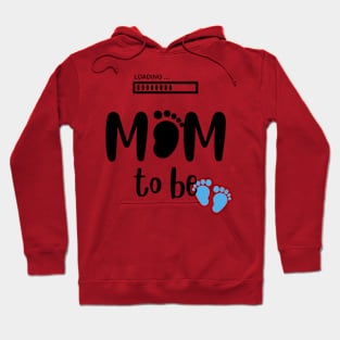 Mom to be boy Hoodie